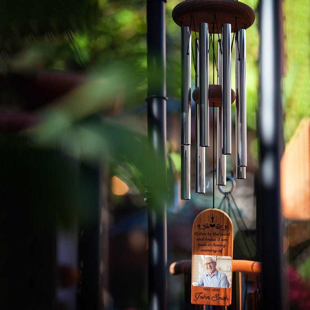 Custom Wind Chimes Sympathy Wind Chimes Gift for Loss of Father Memorial Dad Gifts