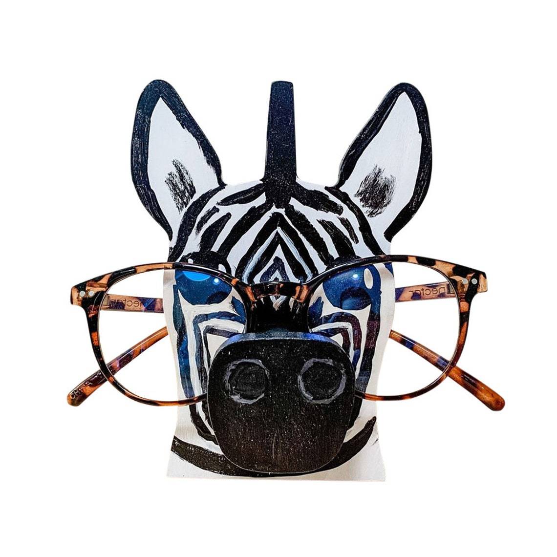 Adorable Animal Eyeglass Stand Custom Name