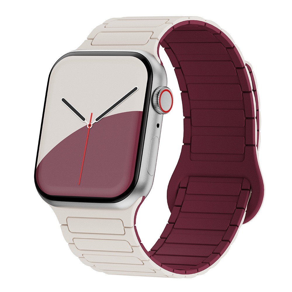 Silicone Magnetic Loop Band Compatible with Apple Watch