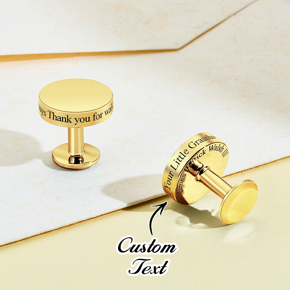 Personalized Engraved Cufflinks Gifts for Him