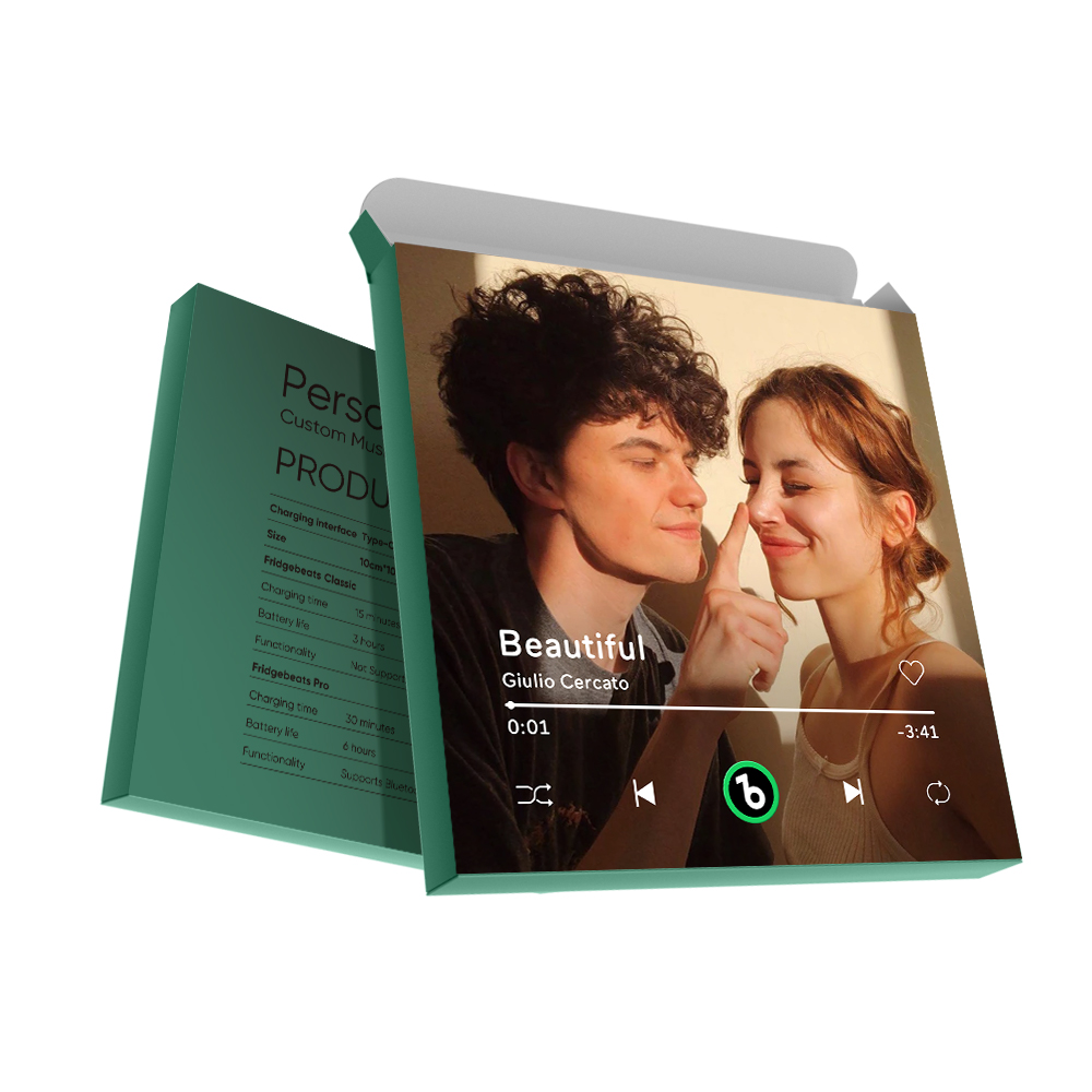Customized Box With Your Photo - Pine Green - 
