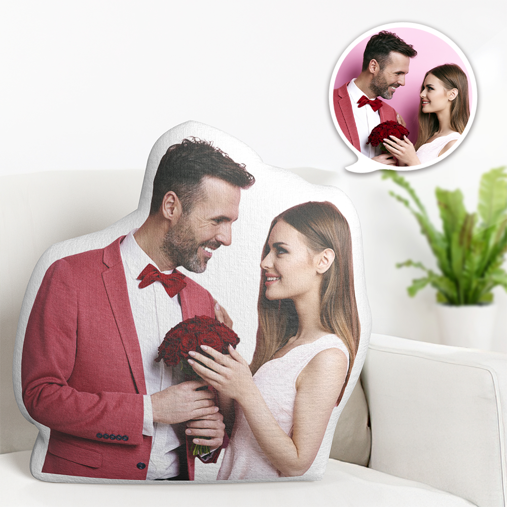 Personal Face Sculpture Pillow Valentine's Day Keepsake