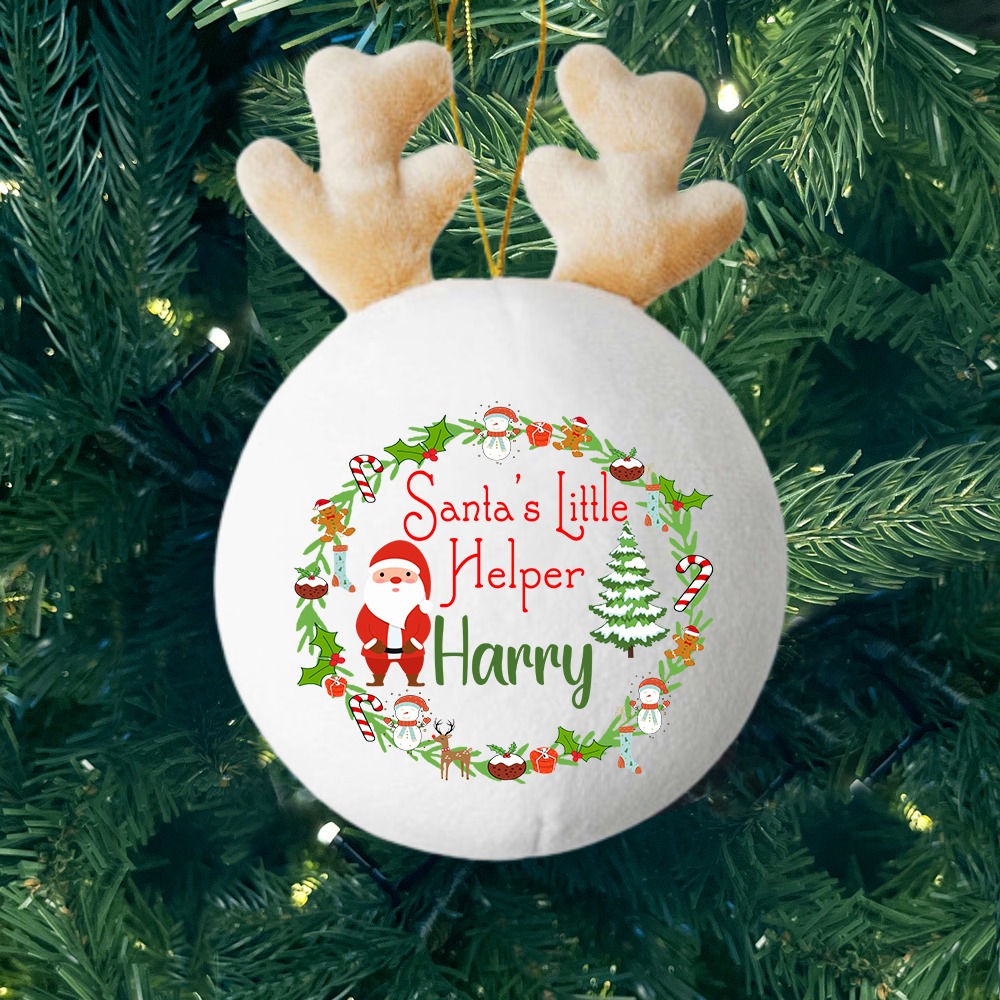 Your Dog- Personalised Fabric Christmas Ornament - 