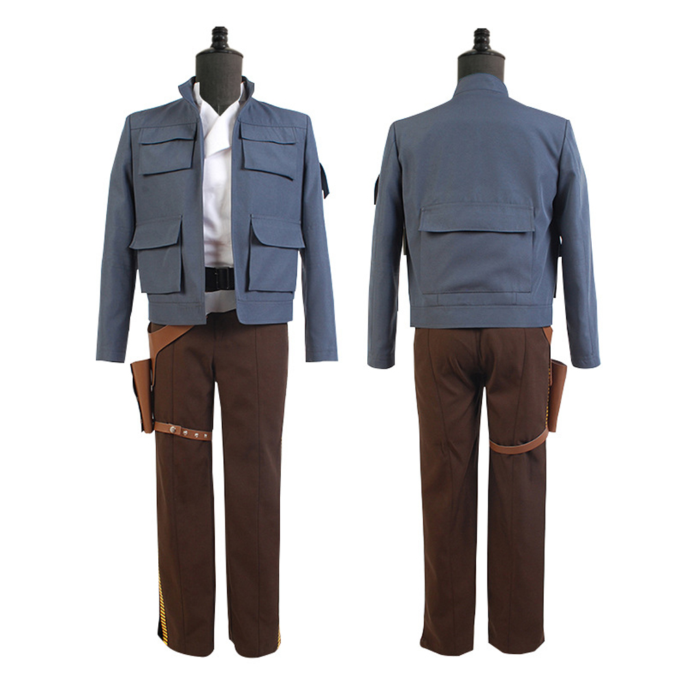 Star Wars Han Solo Halloween Carnival Suit Cosplay Costume For Adults