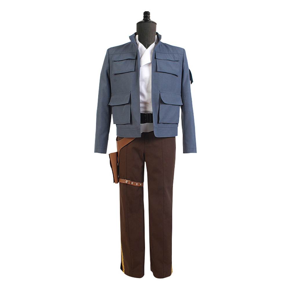 Star Wars Han Solo Halloween Carnival Suit Cosplay Costume For Adults