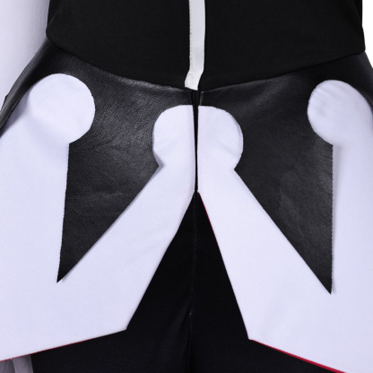 Hazbin Hotel Carmilla Carmine Cosplay Costume Women Black Jumpsuit Party Carnival