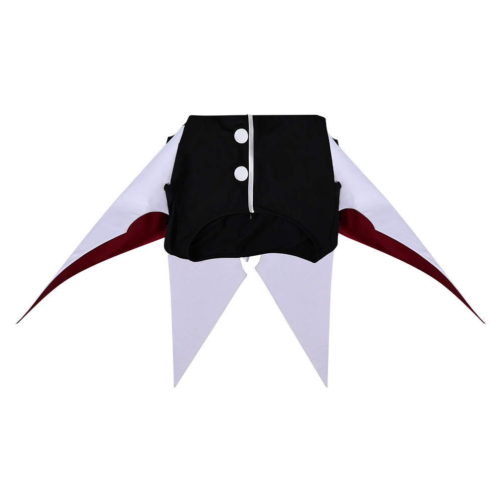 Hazbin Hotel Carmilla Carmine Cosplay Costume Women Black Jumpsuit Party Carnival