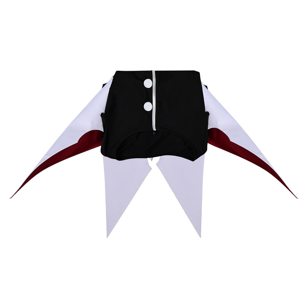 Hazbin Hotel Carmilla Carmine Cosplay Costume Women Black Jumpsuit Party Carnival