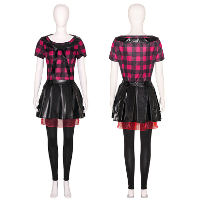Lisa Frankenstein 2024 Misty Cosplay Costume Women Black Outfit Party Carnival