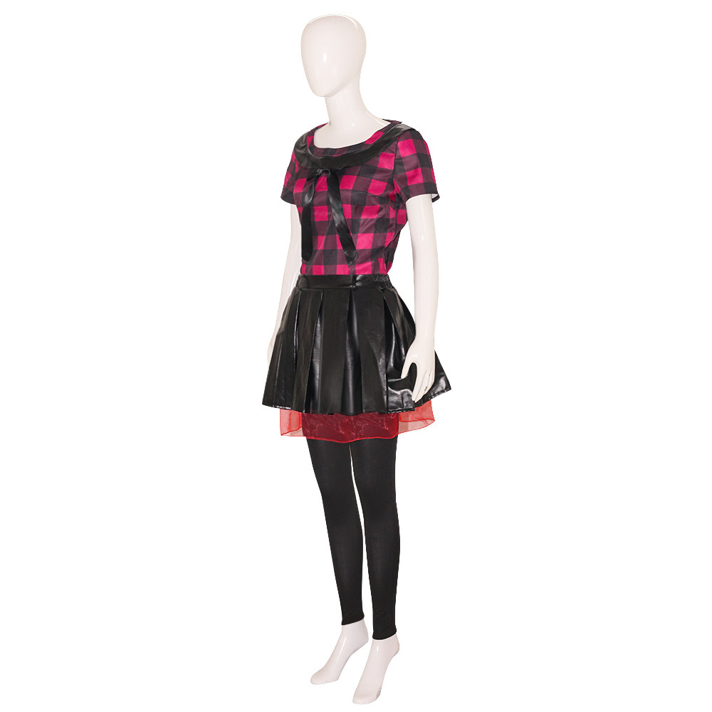 Lisa Frankenstein 2024 Misty Cosplay Costume Women Black Outfit Party Carnival
