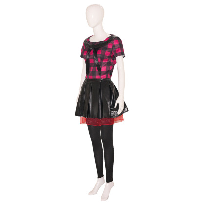 Lisa Frankenstein 2024 Misty Cosplay Costume Women Black Outfit Party Carnival
