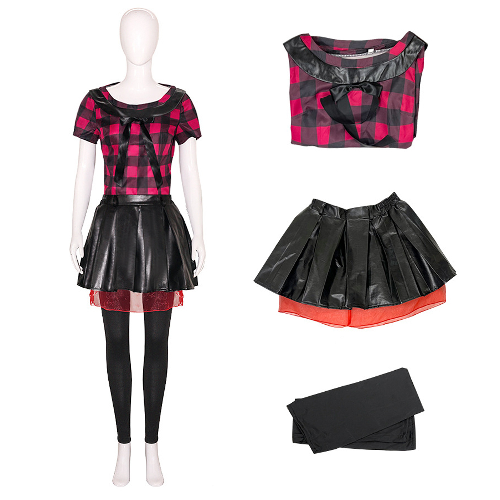 Lisa Frankenstein 2024 Misty Cosplay Costume Women Black Outfit Party Carnival