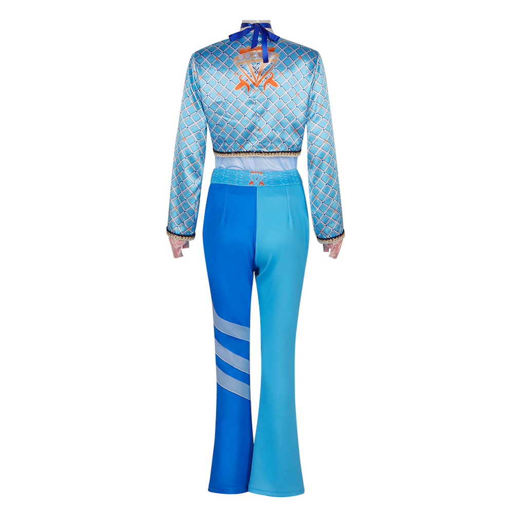 Chloe Charming Cosplay Costume Women Blue Outfit Party Carnival