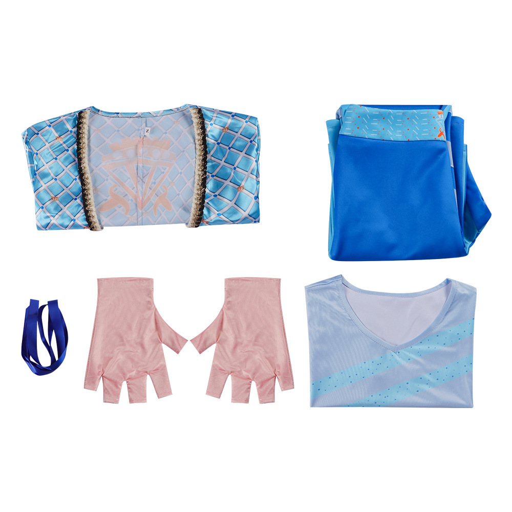Chloe Charming Cosplay Costume Women Blue Outfit Party Carnival