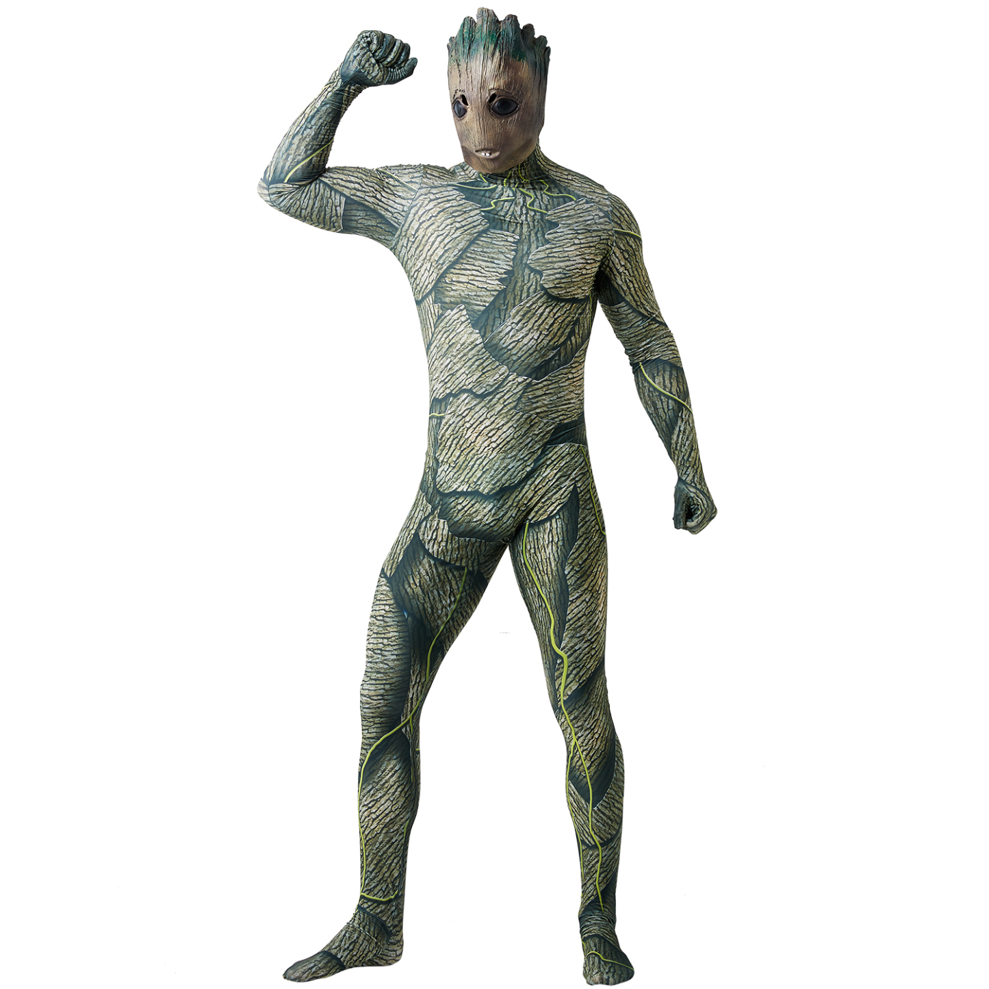 Groot Cosplay Costume Jumpsuit Zentai Party Carnival