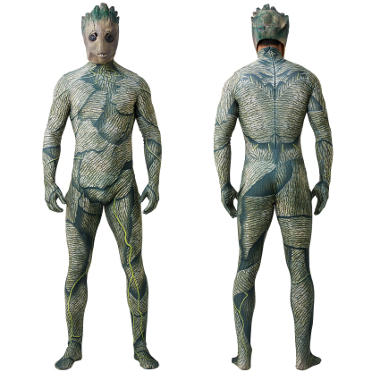 Groot Cosplay Costume Jumpsuit Zentai Party Carnival