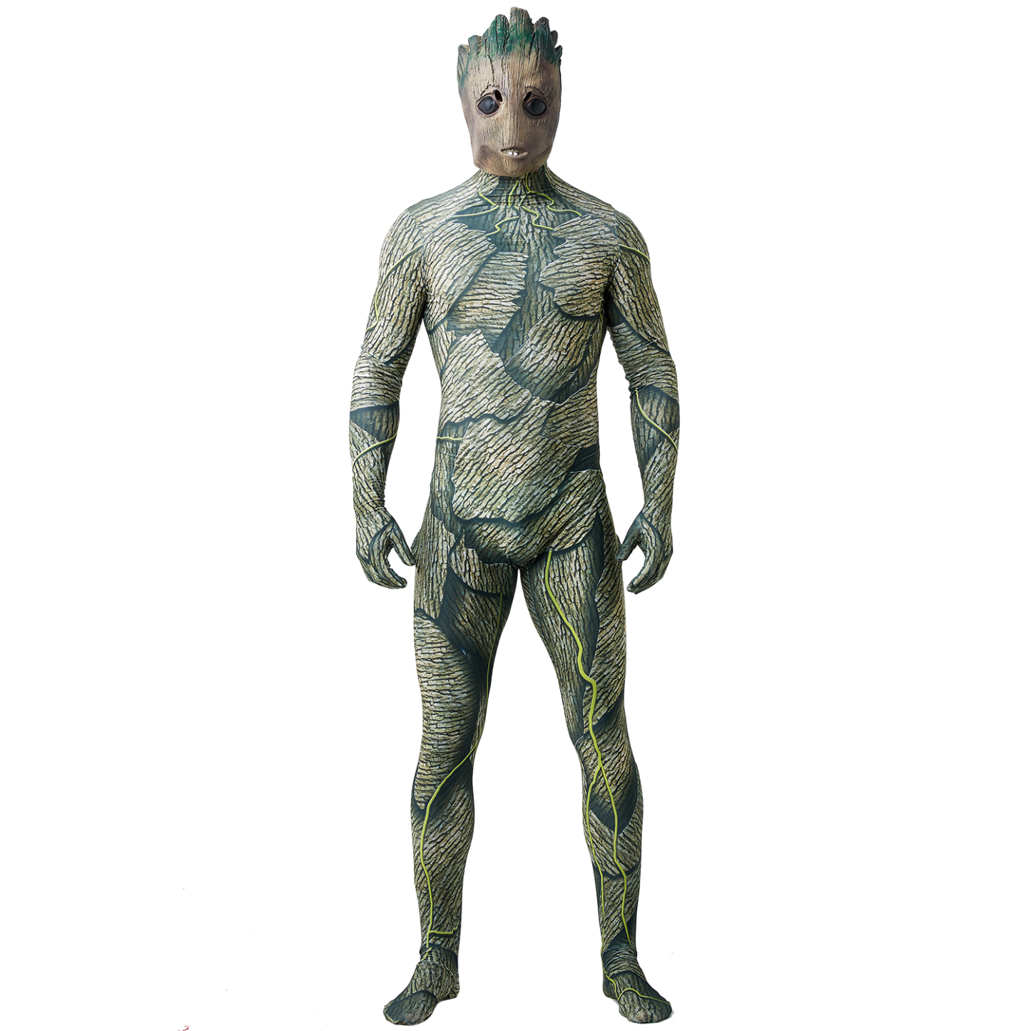 Groot Cosplay Costume Jumpsuit Zentai Party Carnival
