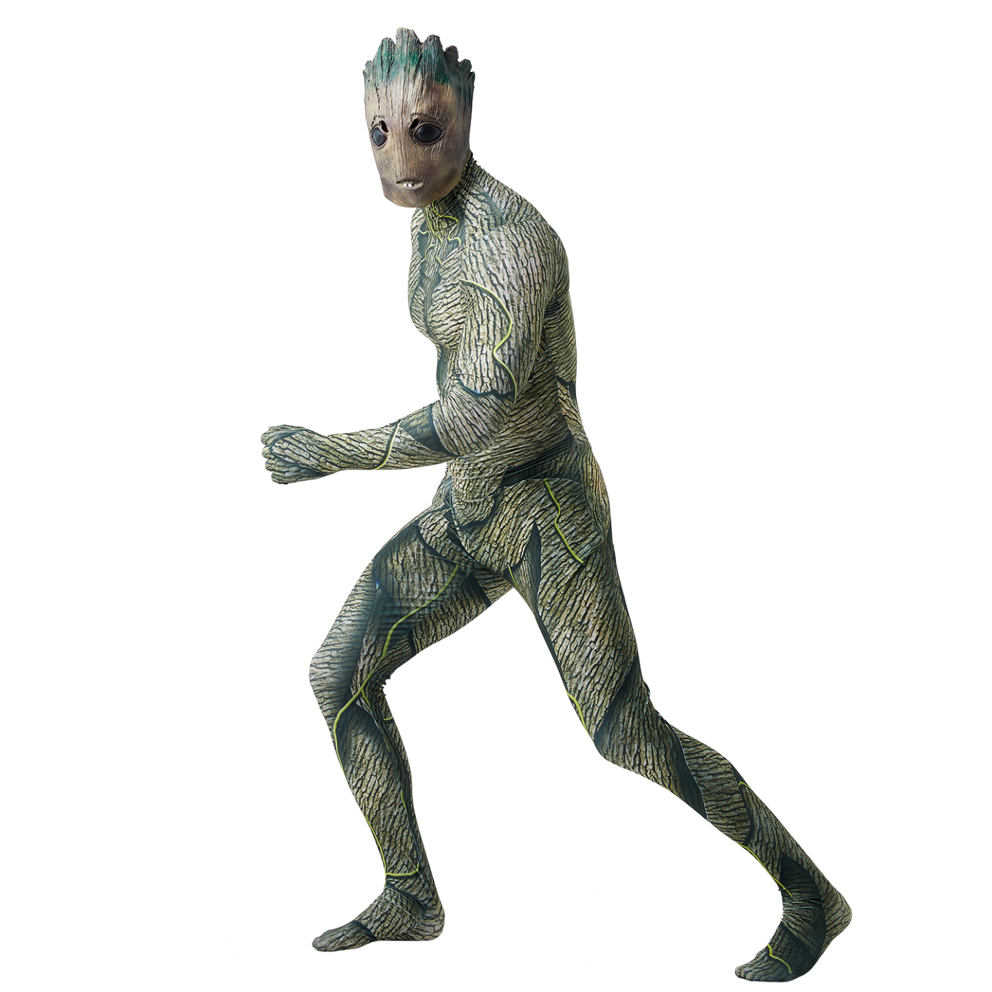 Groot Cosplay Costume Jumpsuit Zentai Party Carnival