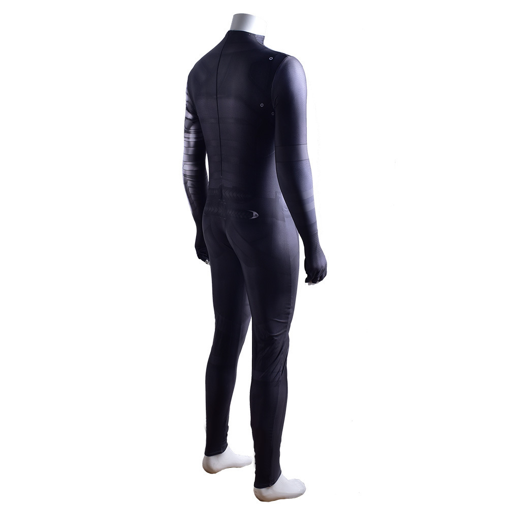 Bucky Barnes Winter Soldier Cosplay Costume Jumpsuit Zentai Party Carnival