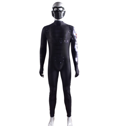 Bucky Barnes Winter Soldier Cosplay Costume Jumpsuit Zentai Party Carnival
