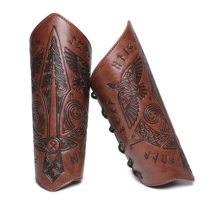 Medieval retro embossed wristband COSPLAY stage props knight handguard