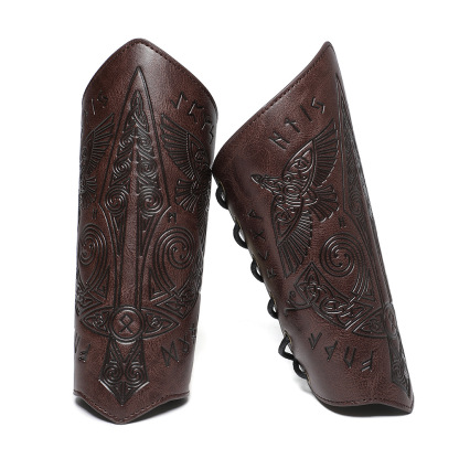 Medieval retro embossed wristband COSPLAY stage props knight handguard