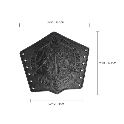 Medieval retro embossed wristband COSPLAY stage props knight handguard