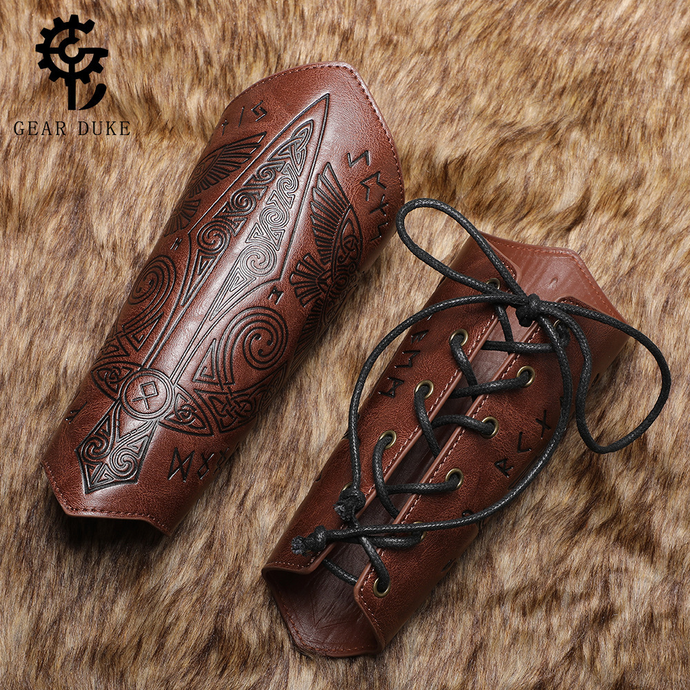 Medieval retro embossed wristband COSPLAY stage props knight handguard