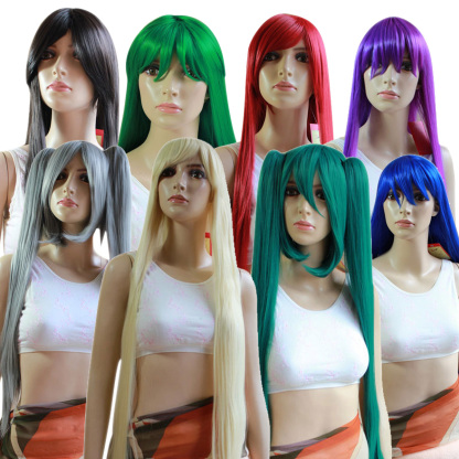 Naruto Fantasy VII Pokémon Serperior Cosplay Costume Wig Party Hair