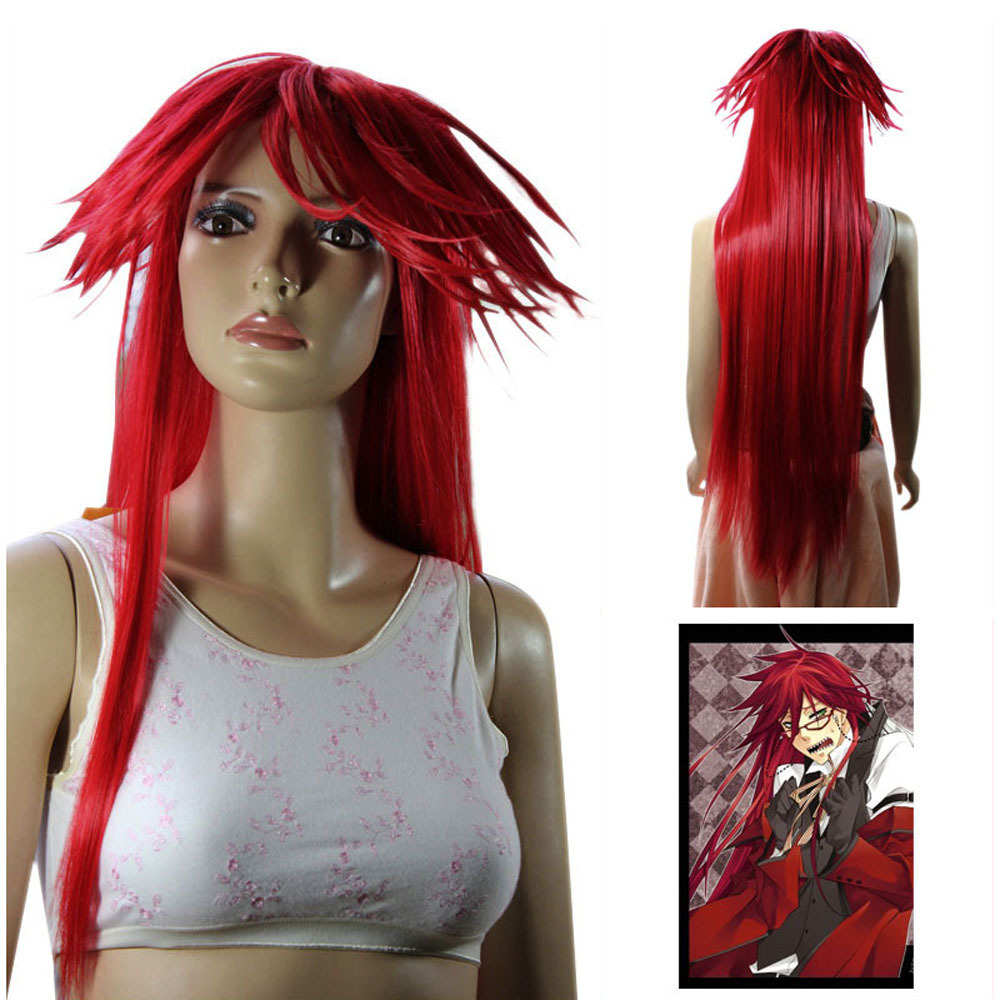 Vocaloid Zatsune Miku Dark Cosplay Costume Wig Party Hair