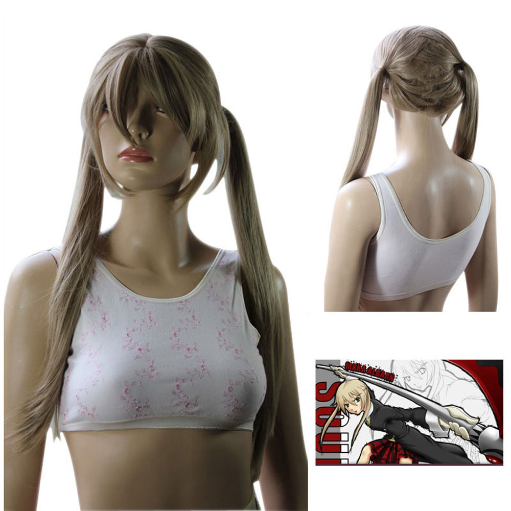 Vocaloid Zatsune Miku Dark Cosplay Costume Wig Party Hair