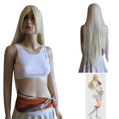 Vocaloid Zatsune Miku Dark Cosplay Costume Wig Party Hair