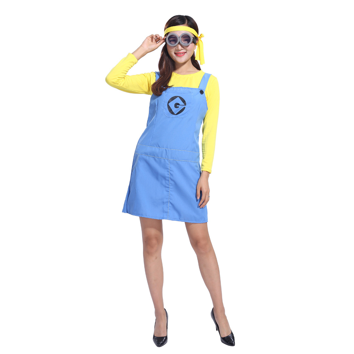 Despicable Me Costumes for Adults Minions Cosplay Cartoon Women Men Couples Halloween