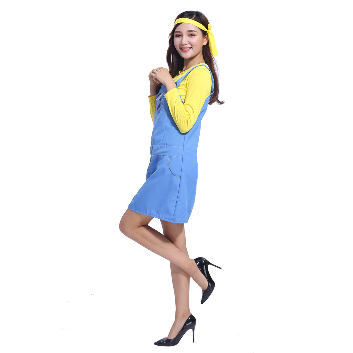 Despicable Me Costumes for Adults Minions Cosplay Cartoon Women Men Couples Halloween
