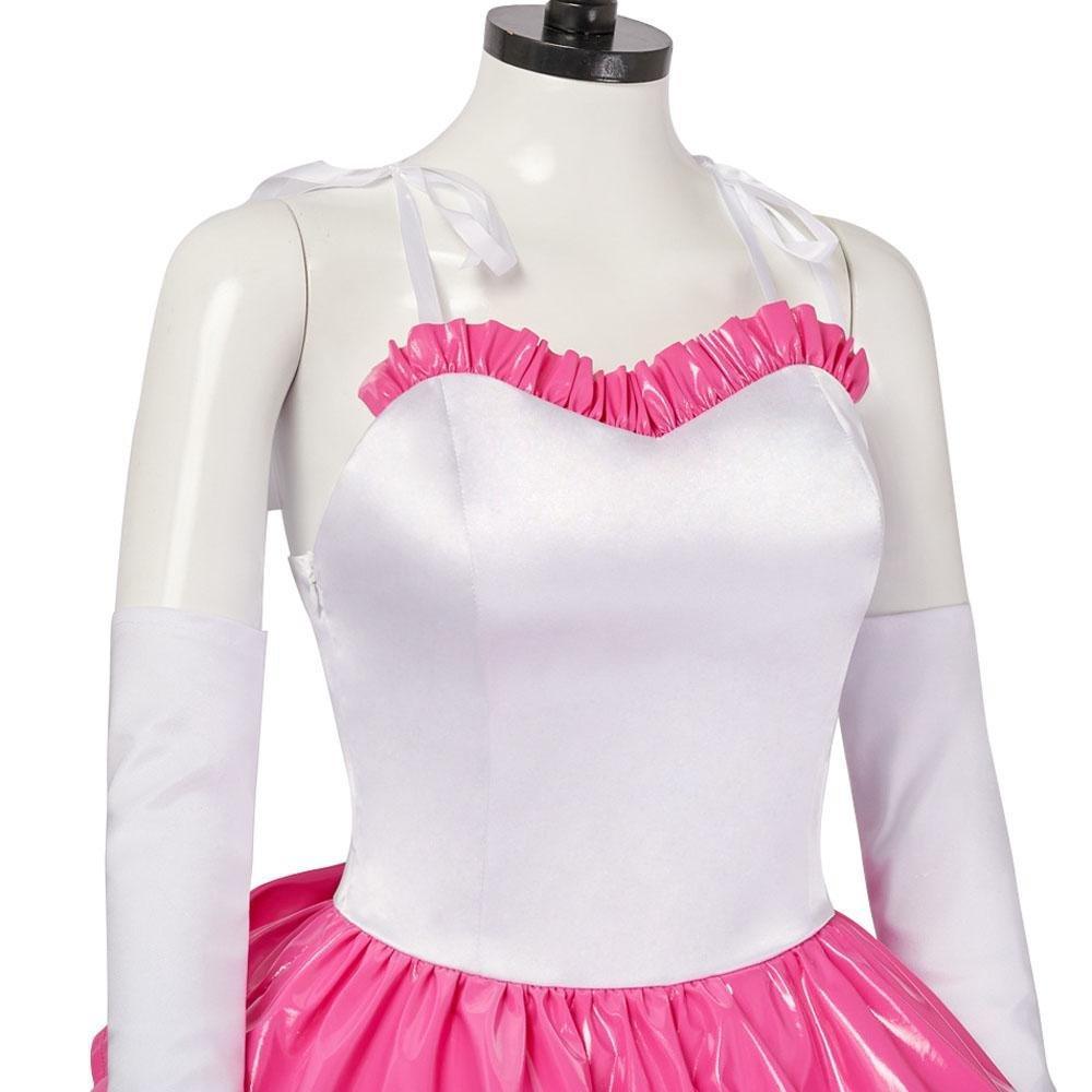 70s Perfect Blue Mima Kirigoe Cosplay Costume Red and Pink Dresses for Women