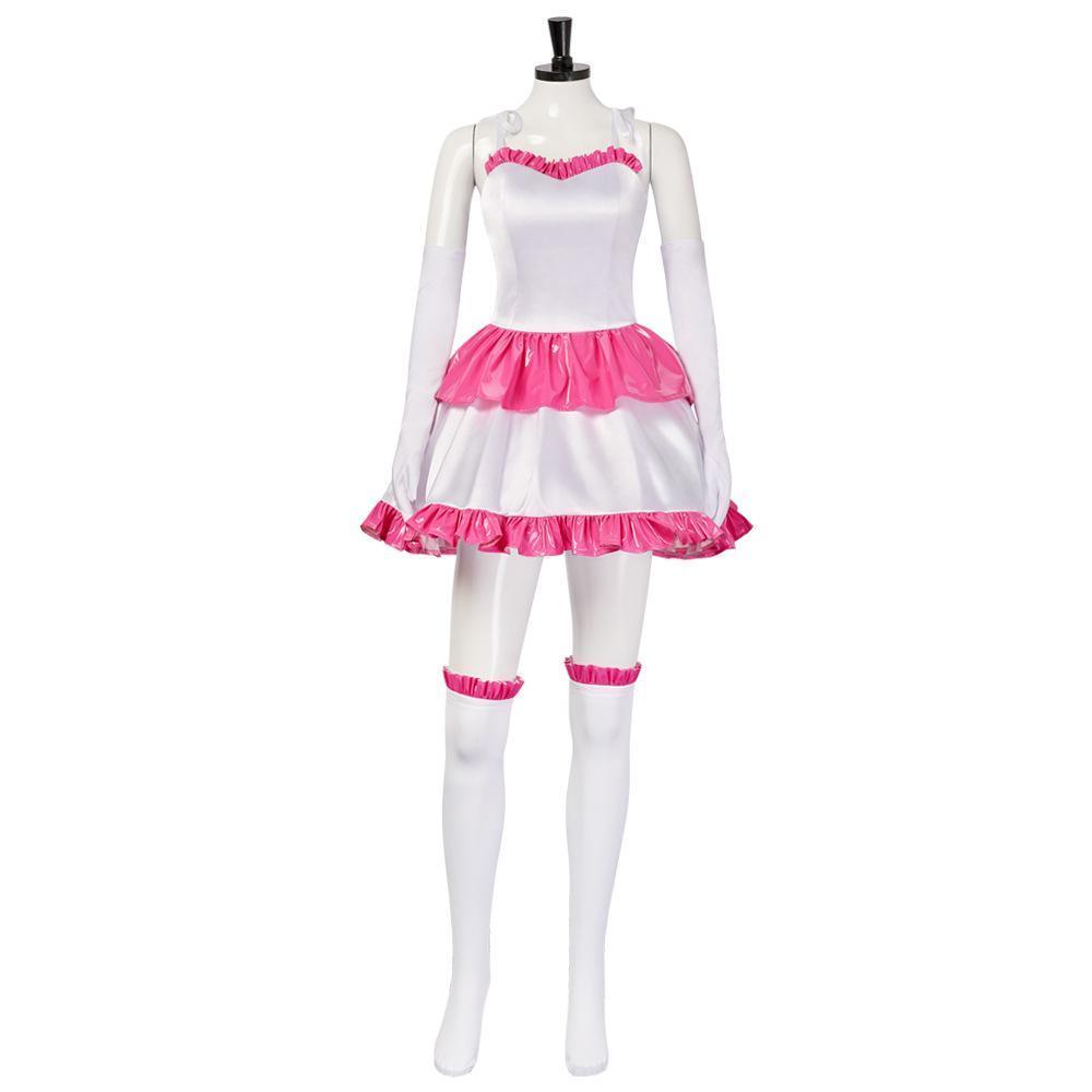 70s Perfect Blue Mima Kirigoe Cosplay Costume Red and Pink Dresses for Women