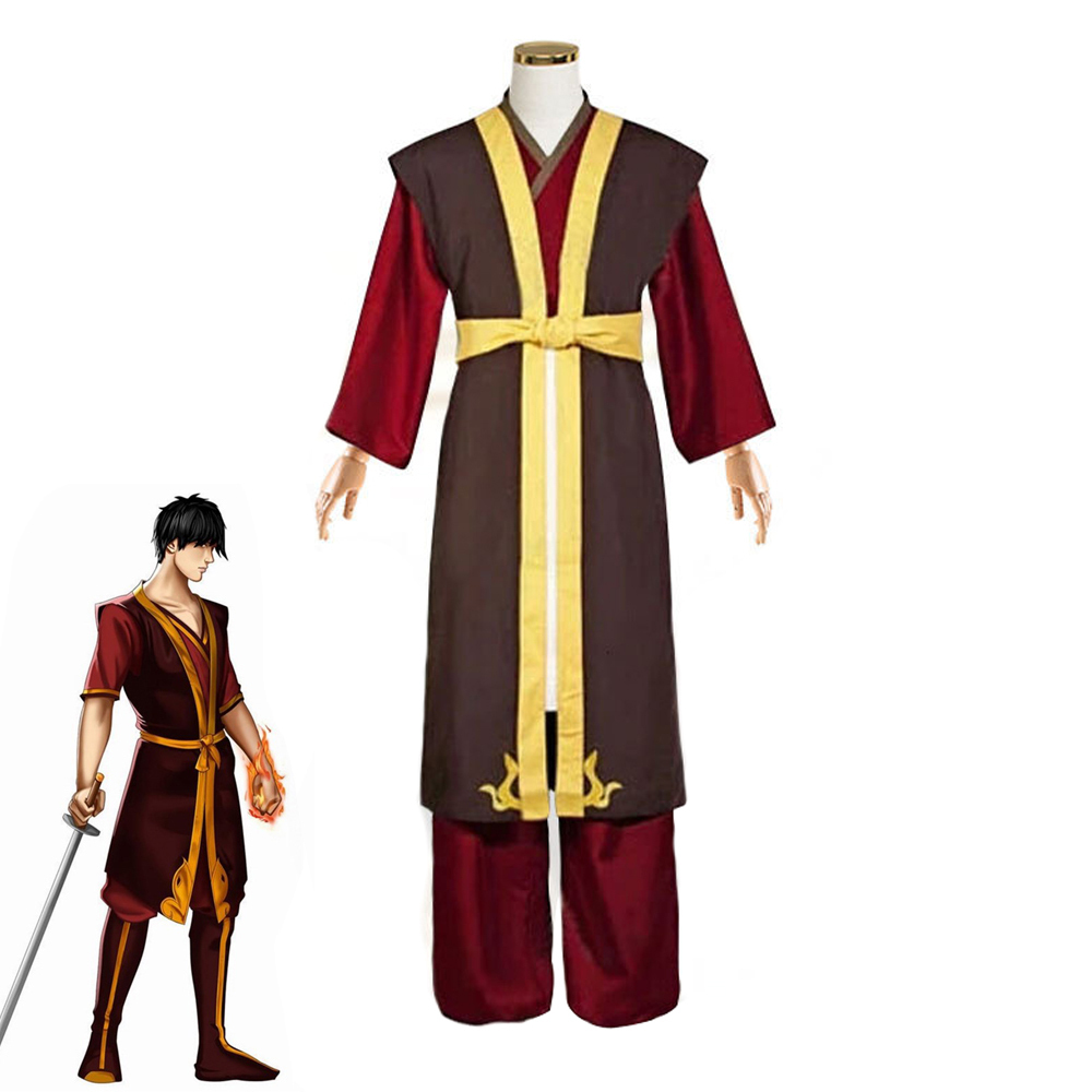 Avatar The Last Airbender Ann Zuko Prince Cosplay Costume Halloween Party Outfits Dress Up for Men