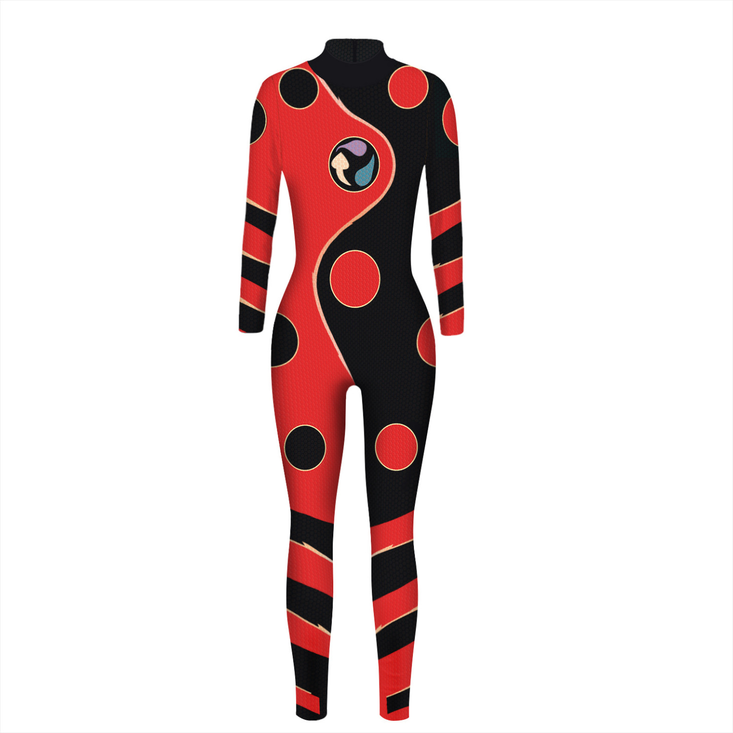 Miraculous Ladybug Movie Jumpsuit Halloween Party Cosplay Costume for Adult