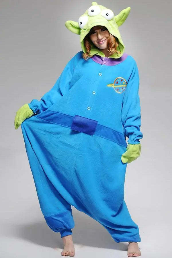 Squeeze Toy Story Alien Kigurumi Onesies Pajamas Costumes