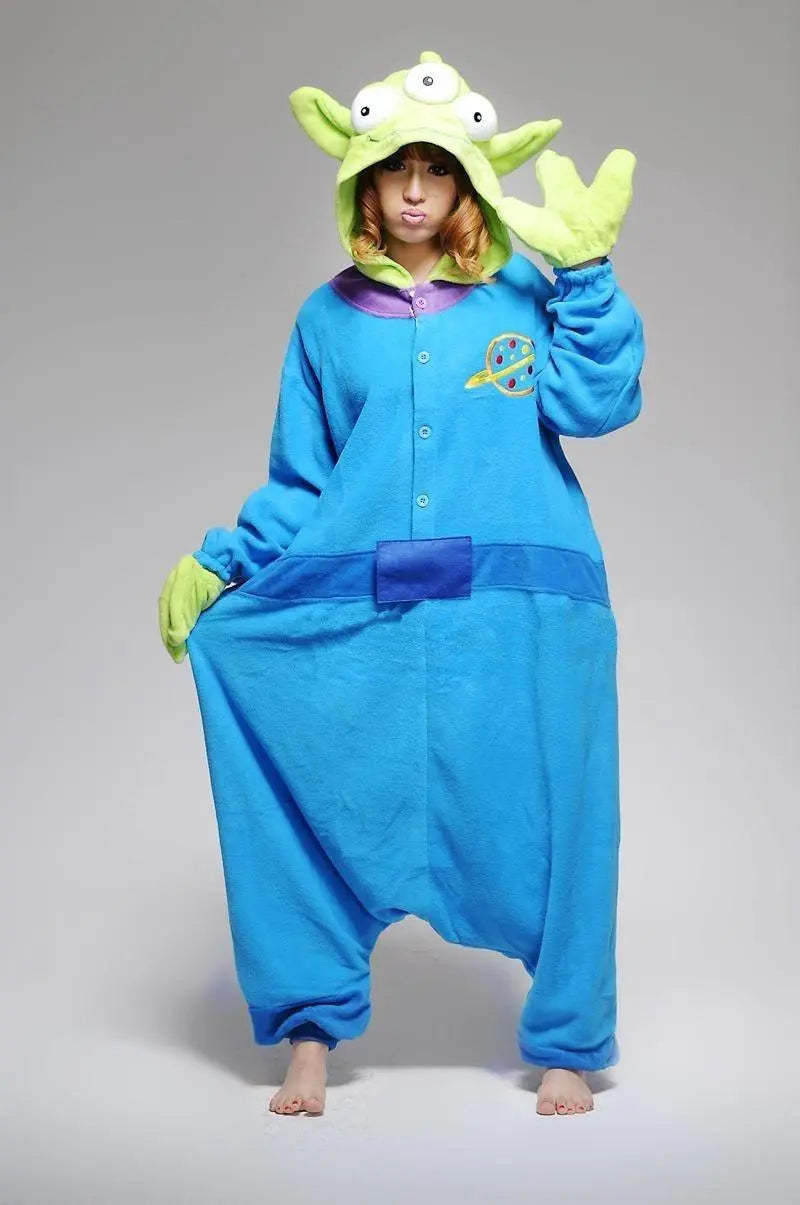 Squeeze Toy Story Alien Kigurumi Onesies Pajamas Costumes