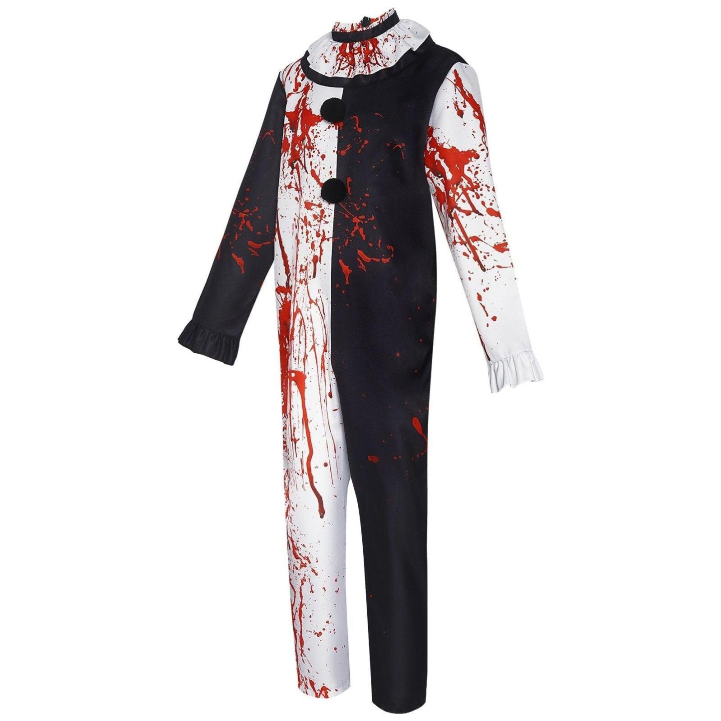 Adult Bloody Art the Clown Costume Terrifier Women Mens