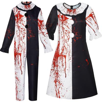 Adult Bloody Art the Clown Costume Terrifier Women Mens