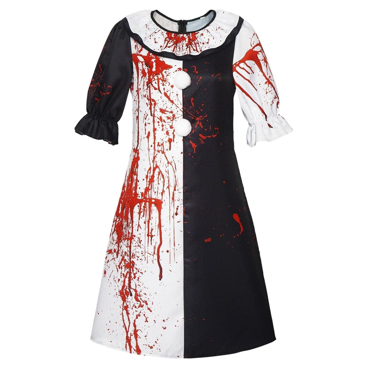 Adult Bloody Art the Clown Costume Terrifier Women Mens