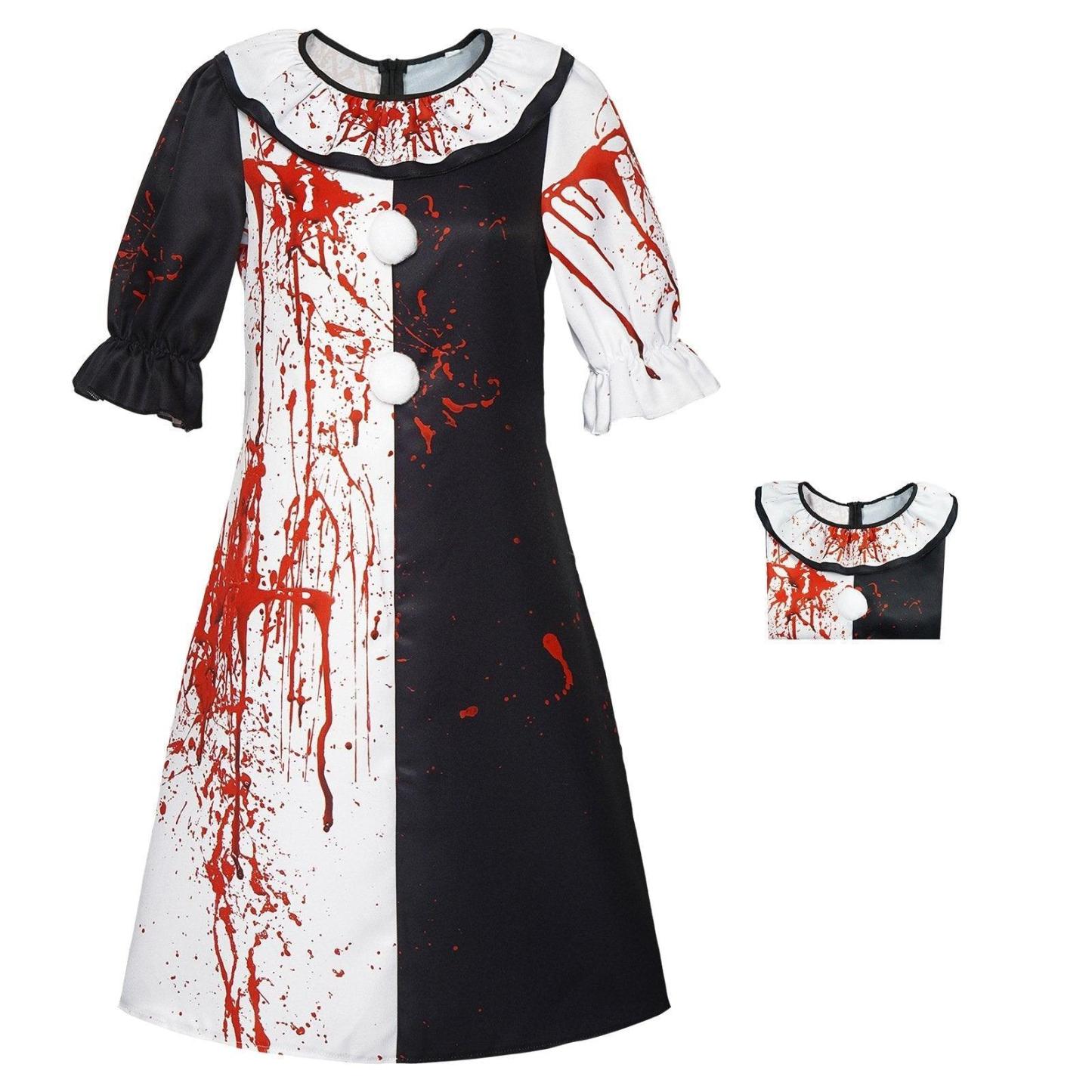 Adult Bloody Art the Clown Costume Terrifier Women Mens