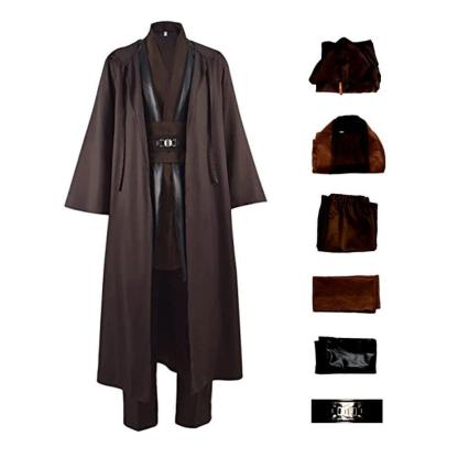 Anakin Skywalker Obi-Wan Costume Cloak Cosplay Halloween Suit