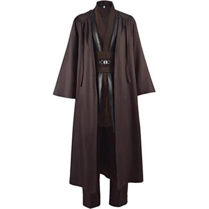 Anakin Skywalker Obi-Wan Costume Cloak Cosplay Halloween Suit
