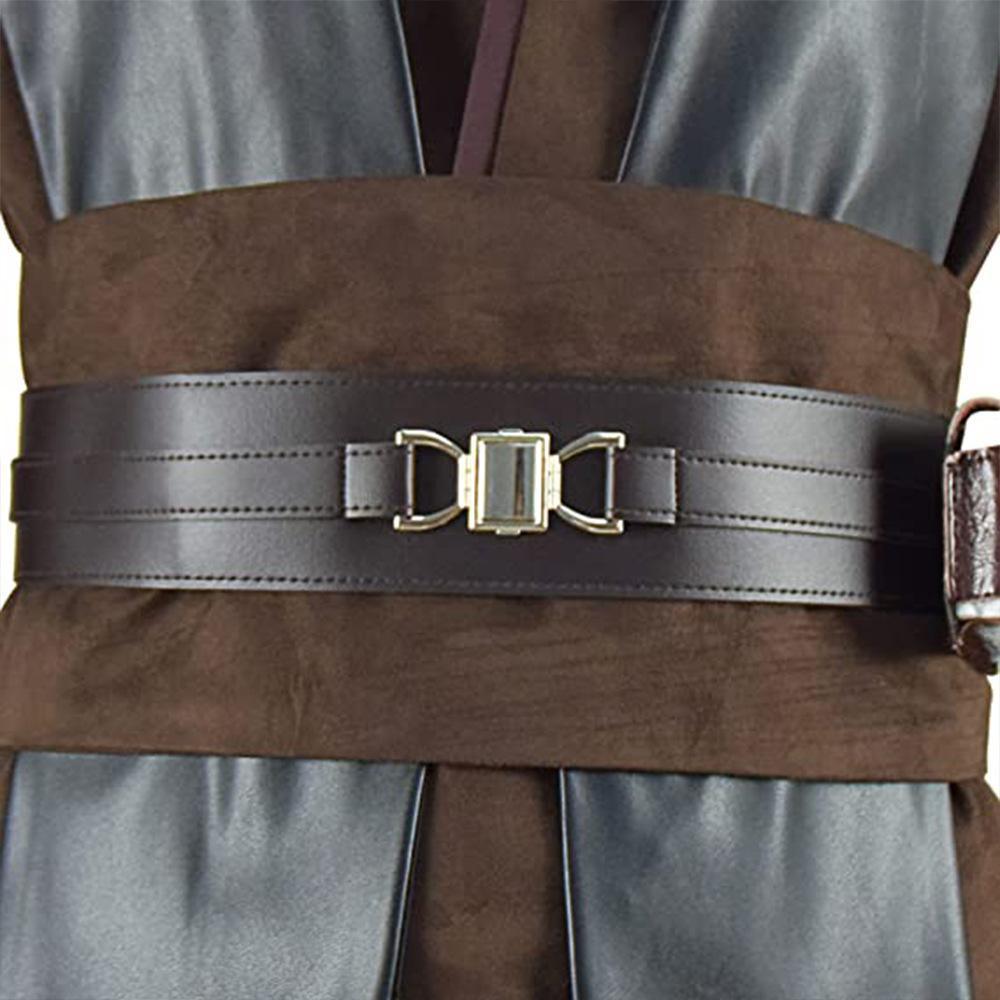 Anakin Skywalker Obi-Wan Costume Cloak Cosplay Halloween Suit