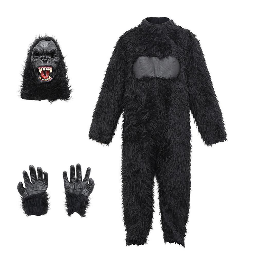 King Kong Suffed Gorilla Costume Animal party play for Kids