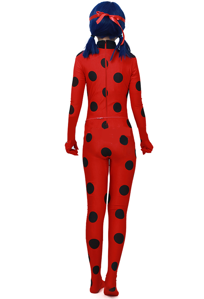 Marinette Dupain Cheng Ladybug Cosplay Adult Costume Zentai Kids
