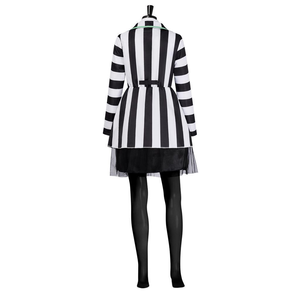 Beetlejuice Adult Kids Blazer Dress Costume For Girl Women